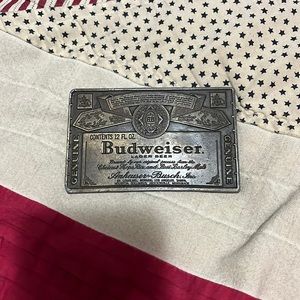 Vintage Budweiser belt buckle